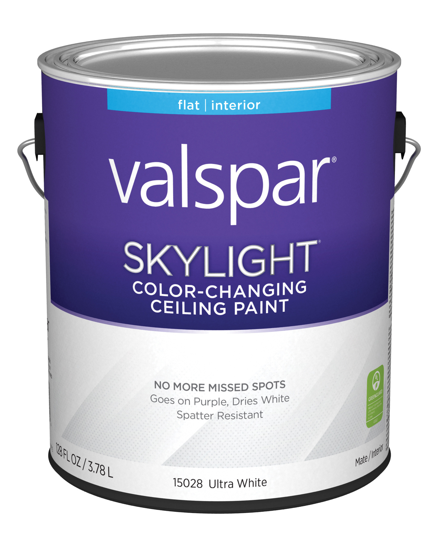 Valspar Skylight Color-Changing Ceiling Paint Flat, Ultra White,